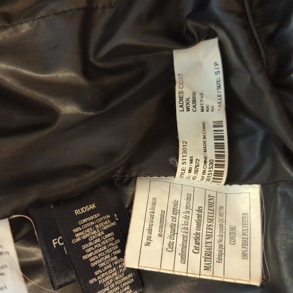 Rudsak Leather Sleeves Coat - Picture 10 of 16